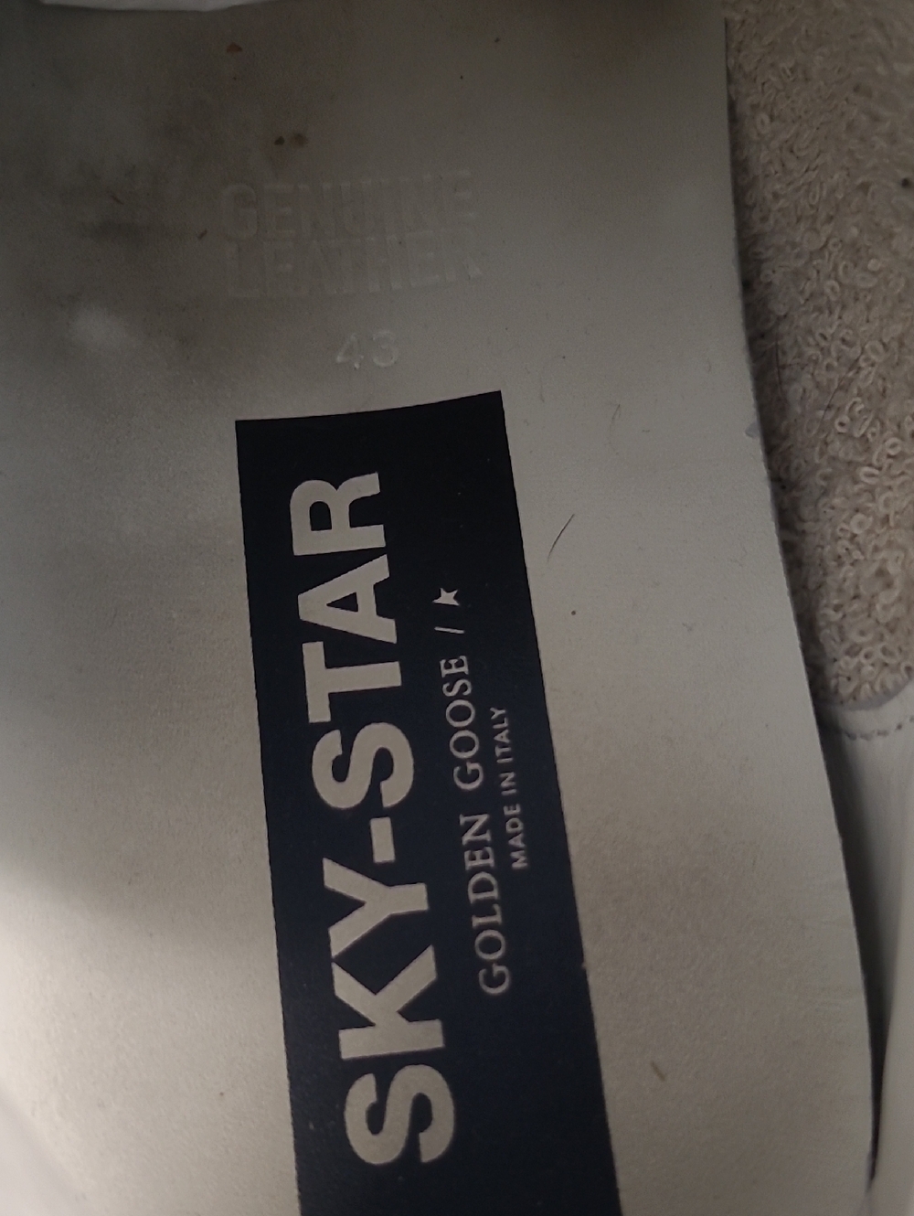 Golden Goose Sky Star High Top Sneakers Mens U.S. 10 / 43 - Picture 6 of 11